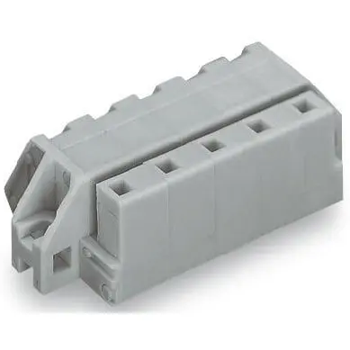 Socket header, 12 pole, pitch 7.5 mm, angled, gray, 731-542/031-000 - 1