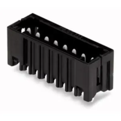 Pin header, 6 pole, pitch 2.5 mm, straight, black, 733-336/105-604 - 1