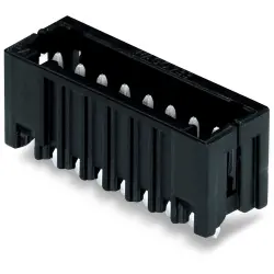 Pin header, 10 pole, pitch 2.5 mm, straight, black, 733-340/105-604