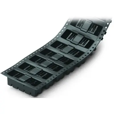 Pin header, 7 pole, pitch 2.5 mm, angled, black, 733-367/105-604/997-406 - 1