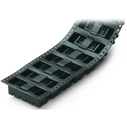 Pin header, 9 pole, pitch 2.5 mm, angled, black, 733-369/105-604/997-406