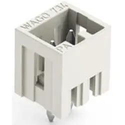 Pin header, 2 pole, pitch 3.5 mm, straight, light gray, 734-132/046-000