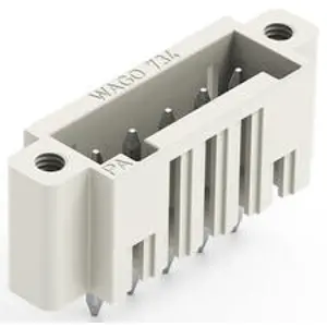 Pin header, 5 pole, pitch 3.5 mm, straight, light gray, 734-135/108-000 - 1