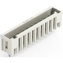 Pin header, 6 pole, pitch 3.5 mm, straight, light gray, 734-136/010-000