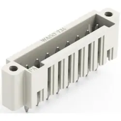 Pin header, 8 pole, pitch 3.5 mm, straight, light gray, 734-138/108-000
