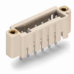 Pin header, 12 pole, pitch 3.5 mm, straight, light gray, 734-142/108-000
