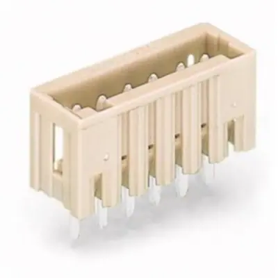 Pin header, 13 pole, pitch 3.5 mm, straight, light gray, 734-143 - 1