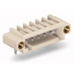 Pin header, 11 pole, pitch 3.5 mm, angled, light gray, 734-171/108-000