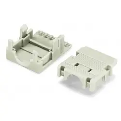 Strain relief housing for cable tie, 734-604