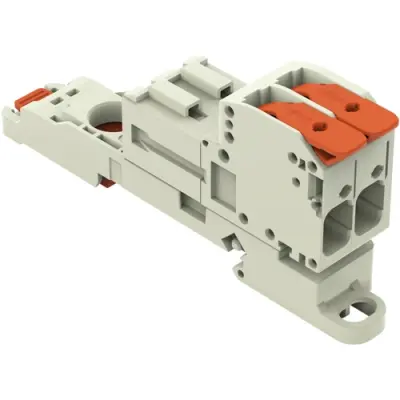 1-wire pin header, 2 pole, pitch 7.62 mm, light gray, 831-1202/306-000 - 1