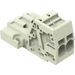 1-wire pin header, 2 pole, pitch 7.62 mm, light gray, 831-3202/109-000