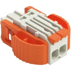 1-wire female connector, 2 pole, pitch 3.5 mm, straight, light gray, 2734-1102/038-000