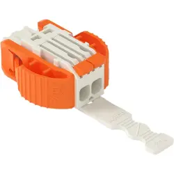 1-wire female connector, 2 pole, pitch 3.5 mm, straight, light gray, 2734-1102/038-000/332-000