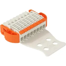 1-wire female connector, 8 pole, pitch 3.5 mm, straight, light gray, 2734-1108/038-000/335-000