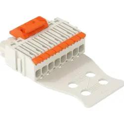 1-wire female connector, 8 pole, pitch 3.5 mm, straight, light gray, 2734-1108/328-000/335-000