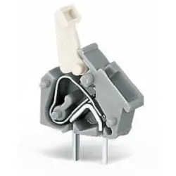 PCB terminal, 1 pole, pitch 5 mm, AWG 28-12, 24 A, cage clamp, black, 256-748