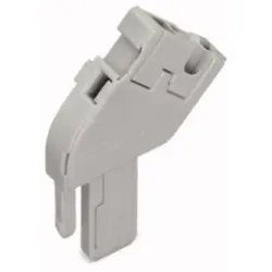 1-wire female connector start module, 1 pole, pitch 5 mm, 0.08-4.0 mm², AWG 28-12, angled, 32 A, 500 V, spring-cage connection, 769-512