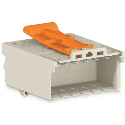 1-wire pin header, 5 pole, pitch 3.5 mm, straight, light gray, 2091-1525/020-3000 - 1