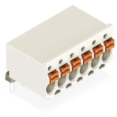 Socket header, 7 pole, pitch 3.5 mm, angled, light gray, 2091-1377/200-000 - 1