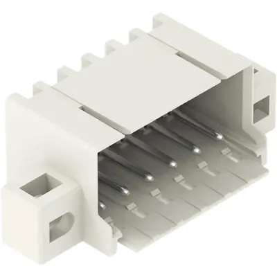 Pin header, 6 pole, pitch 3.5 mm, angled, light gray, 2091-1426/205-000 - 1