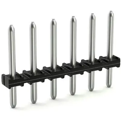 Pin header, 7 pole, pitch 3.5 mm, straight, black, 2091-1707 - 1