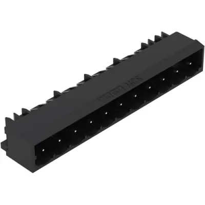 Pin header, 11 pole, pitch 5 mm, black, 231-441/001-000/105-604 - 1