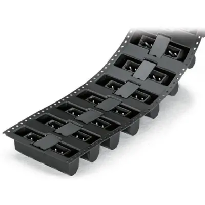 Pin header, 7 pole, pitch 5 mm, black, 231-137/001-000/105-604/997-407 - 1