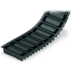 Pin header, 2 pole, pitch 5 mm, black, 231-462/001-000/105-604/997-405