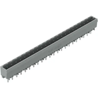 Pin header, 22 pole, pitch 5 mm, gray, 231-152/001-000 - 1