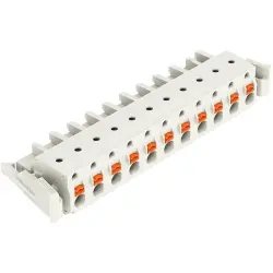 Female connector, 11 pole, pitch 7.5 mm, light gray, 2721-211/037-000