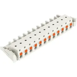 Female connector, 12 pole, pitch 7.5 mm, light gray, 2721-212/037-000