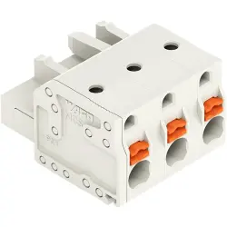 Female connector, 3 pole, pitch 7.5 mm, light gray, 2721-203/026-000