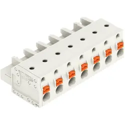 Female connector, 7 pole, pitch 7.5 mm, light gray, 2721-207/026-000
