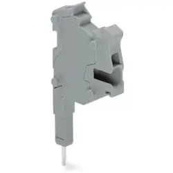 Connector strip, 1-pole, gray for jumper contact slot, 2001-511
