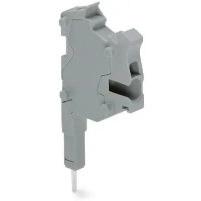 Connector strip, 1-pole, gray for jumper contact slot, 2001-511 - 1