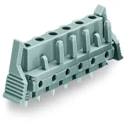 Female connector, 7 pole, pitch 7.5 mm, straight, gray, 232-737/039-000