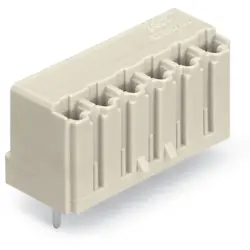 Female connector, 3 pole, pitch 5 mm, straight, light gray, 2092-1303/200-000