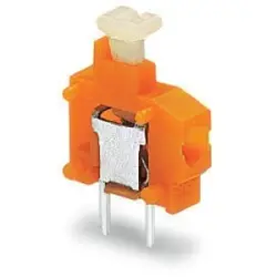 PCB terminal, 1 pole, pitch 3.81 mm, AWG 20-16, 17.5 A, push-in cage clamp, yellow, 235-776
