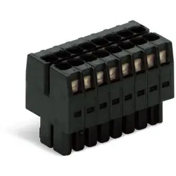 Female connector, 4 pole, pitch 3.5 mm, straight, black, 713-1102