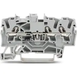2 conductor component terminal with resistor 1K2, push-in connection, 0.25-4.0 mm², 1 pole, 4 kV, gray, 2002-1311/1000-681
