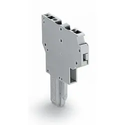 Female connector, 1 pole, pitch 5 mm, straight, green-yellow, 769-121/000-016