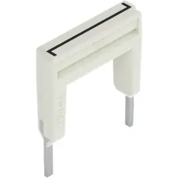 Endless jumper, 1-4, light gray for terminal block, 2002-424