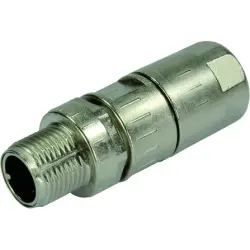 Plug, M12, 8 pole, crimp connection, screw locking, straight, 21038211805