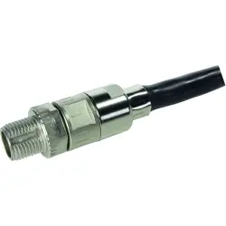 Plug, M12, 4 pole, crimp connection, screw locking, straight, 21038811412