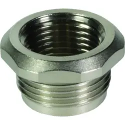 Flange socket, socket, front mounting, M14 x 1 for circular connector M12, 21410000013