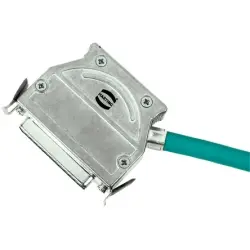 D-Sub connector housing, size: 3 (DB), straight 180°, angled 40°, zinc die casting, silver, 61030010012