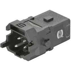 Pin contact insert, 1A, 3 pole, crimp connection, with PE contact, 09100032601