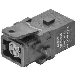 Socket contact insert, 1A, 4 pole, crimp connection, 09100043101