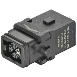 Socket contact insert, 1A, 4 pole, crimp connection, 09100083106