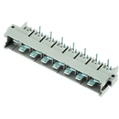 Male connector, type C, 15 pole, z-d, pitch 5.08 mm, solder pin, angled, silver-plated, 09061152911222 - 1